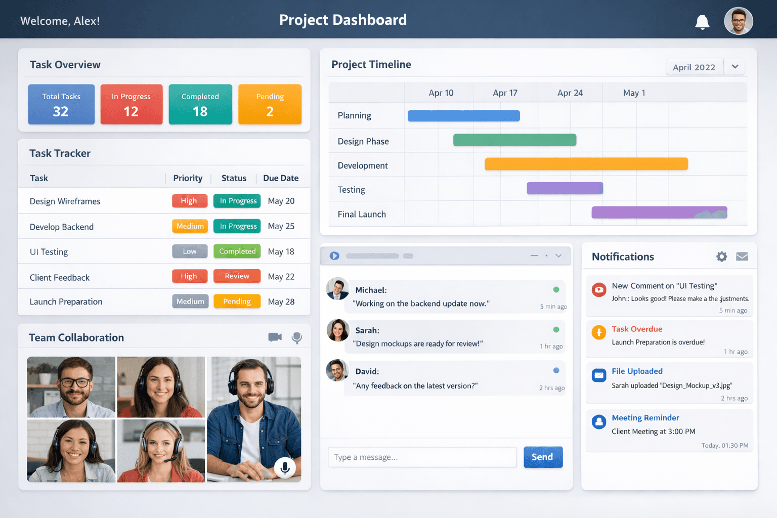 Project Management Web App